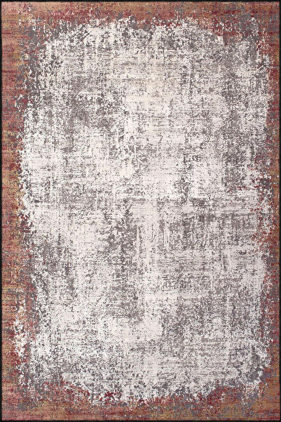 Rugs Modern Halı Gri Modern Desenli Dokuma Taban Halı ve Yıkanabilir Halı alo...
