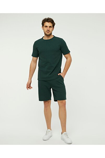 YHGTEKSTİL waffle fabric shorts suit