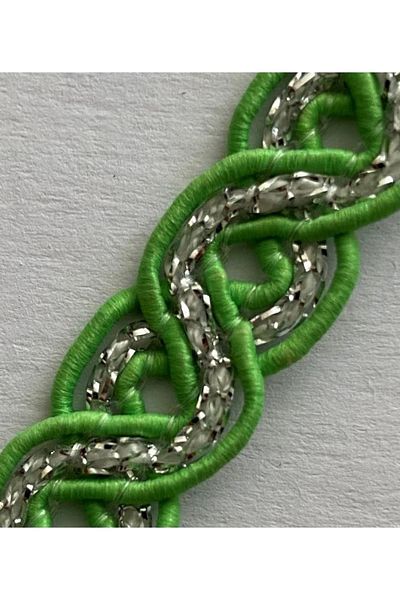 Öztürk Seam Sealer Decorative Strip Glitter. 13mmx4meter. Green.