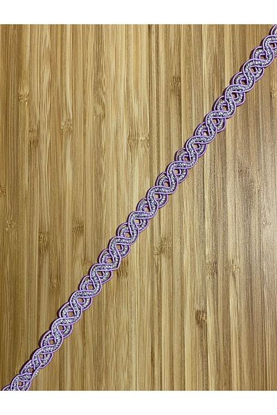Öztürk Seam Sealer Decorative Ribbon Silver Glitter. 13mmx4meter. lilac