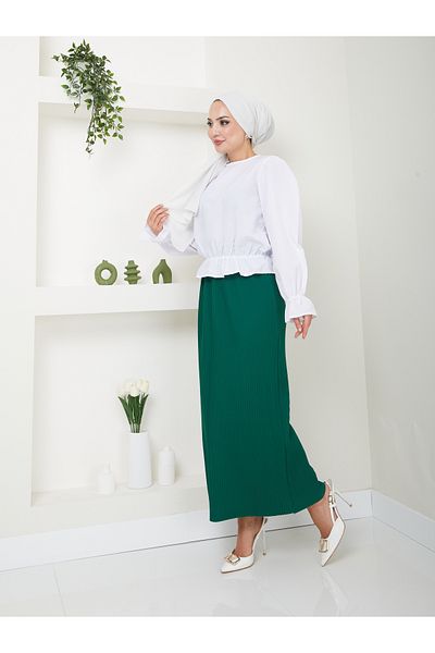 VOLT CLOTHİNG Γυναικεία Πλισέ Pencil Φούστα - Κομψή και άνετη