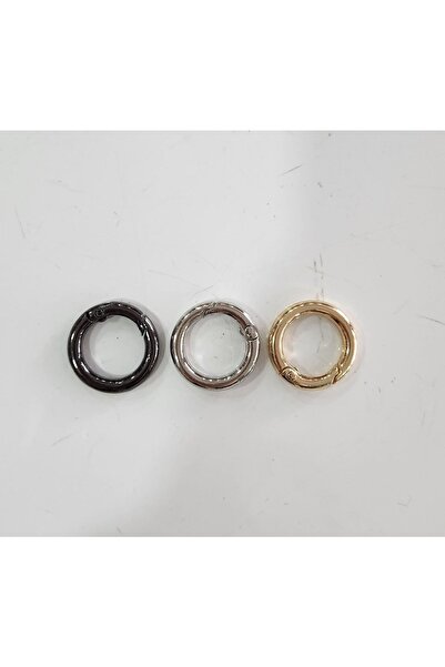 fundahobi حلقة زنبركية - 25 مم - رمادي (2 قطعة)