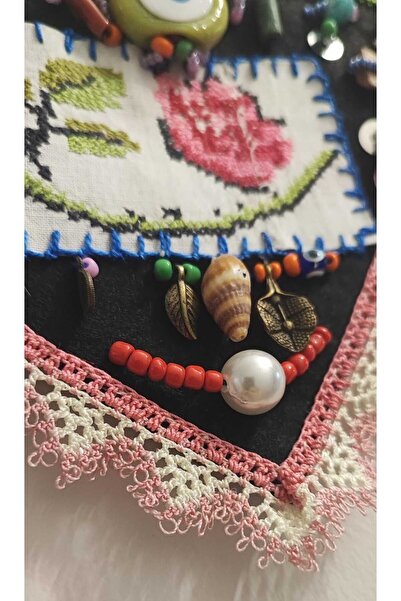 NHOUSE Duvar / Kapı / Balkon Süsü -Keçe / Iğne Oyası / Kanaviçe, Oya, Figür v...