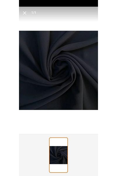 Limitless Lycra Dress Pants Double Crepe Fabric Black (150 CM) Width 1 Meter