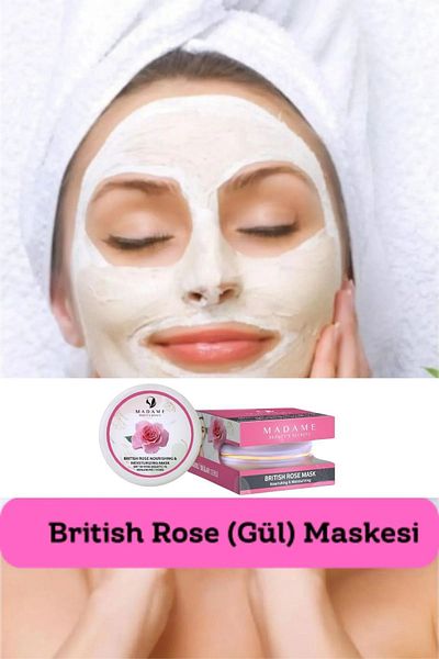 Deep Purestar British Rose Face Mask - Nourishing and Moisturizing Effect, 150 ml
