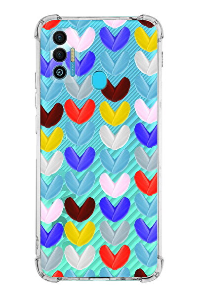 PrintiFy Prinrify Tecno Spark 7t Compatible Water Color 1 Printed Transparent...