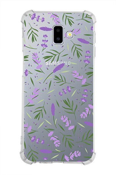 PrintiFy PrinriFy Samsung Galaxy J6+ Plus Uyumlu Water Color 3 Baskılı Şeffaf...