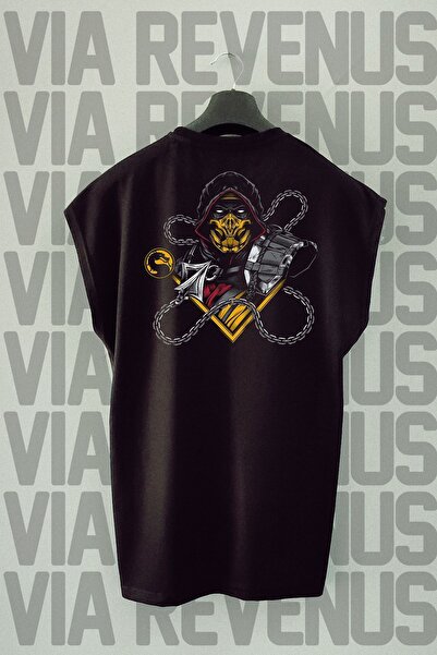 Vordevia Scorpion Štampano Black Sport T-shirt - Zero Arm