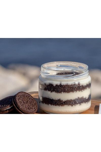 Kapgastro Magnolia Cup Magnolia Pudding Colorful Lid Dessert Cup Bowl Magnolia Jar Set 300 Cc 6 Pieces