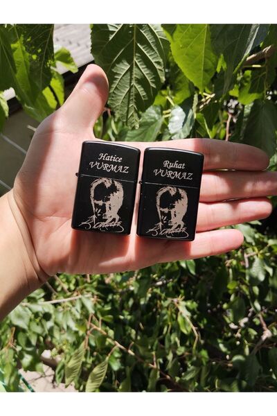 KARHEDİYE Çakmak Atatürk Silüet İmzalı İsime Özel
