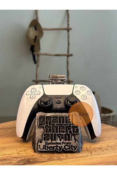 TURUNCUHANE GTA SA Grand Theft Auto Oyunu Kol Standı Ps5 Dualsense Ps4 Dualsh...