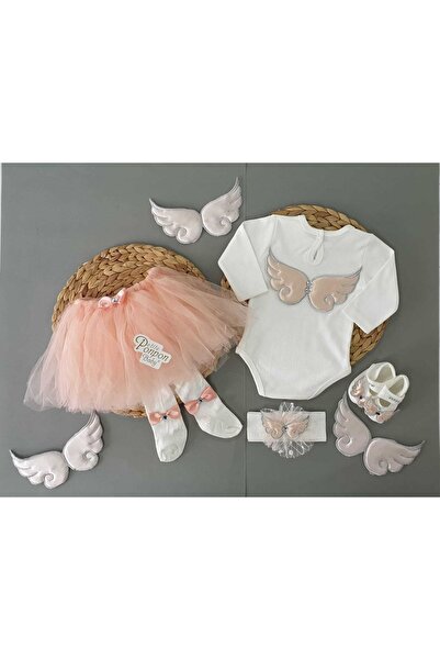 Petite Ponpon Baby طقم تنورة/فستان توتو للفتيات الصغيرات في يوم خاص مع أجنحة ...