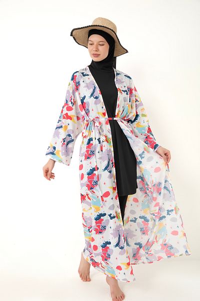 medipek Hijab Swimsuit - Patterned Pareo