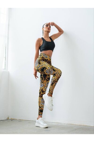 lismina Niort Ekstra Yüksek Bel Toparlayıcı Polyamid Spor Tayt