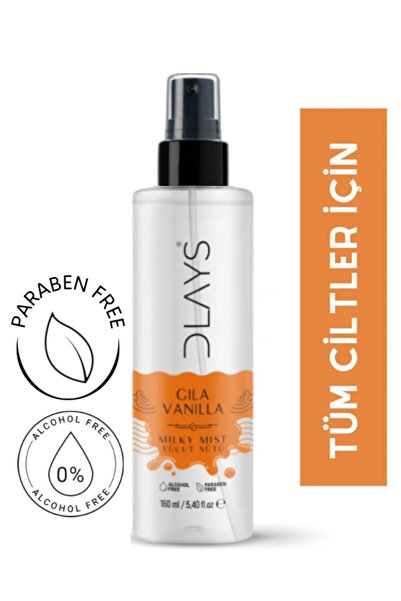 DLAYS Gila Vanilla Milky Mist 160 Ml Kadın Vücut Sütü