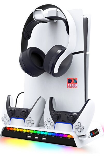 beboncool PG-P5S006 Ps5 Slim Disk/Ps5 Slim Dijital/Ps5 PRO Multifonksiyonel R...