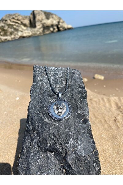 Medusa Jewelry Çelik Kolye Aslan