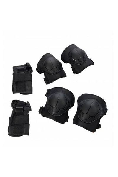 Depomiks Avm Lighted Wheel Adjustable Practice Skating + Knee Pad Elbow Brace Wrist Protection Set