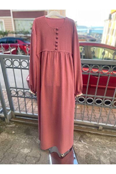 SAYUKER SHOP Pembe Ayrobin Kumaş Robalı İç Göstermez Yazlık Tiril Tiril Kadın...