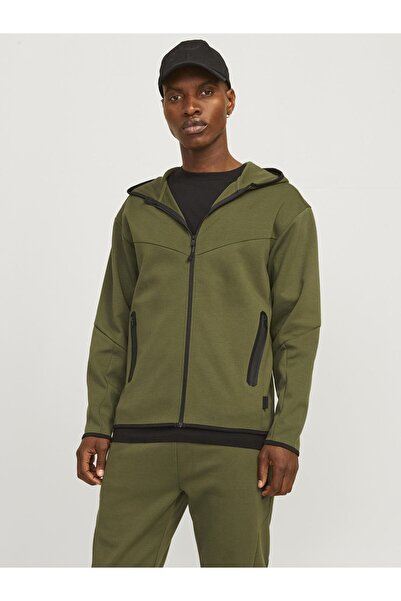 Jack & Jones Kapuzenpullover Einfarbig Kapuzenpullover