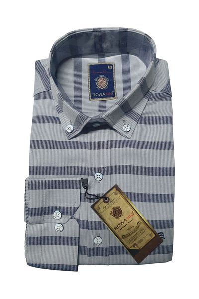Rowanni ΑΝΔΡΙΚΟ SLIM FIT ΠΟΥΚΑΜΙΣΟ ΜΟΝΤΕΛΟ ΜΕ ΣΧΕΔΙΟ