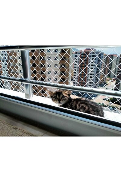 UZMAN İŞ GÜVENLİĞİ 3x15m Kedi Güvenlik Filesi Balkon Güvenlik Ağı Güvenlik Fi...