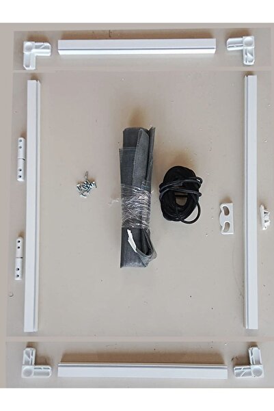 Kamataş Menteşeli Pencere Sinekliği Beyaz (EN: 0-70 CM. BOY: 0-130 CM) Istenilen Ölçüde