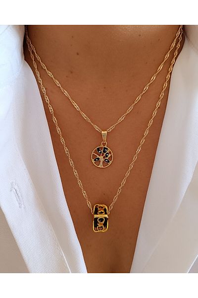 banunun takı tasarımı Set of 2 Necklaces