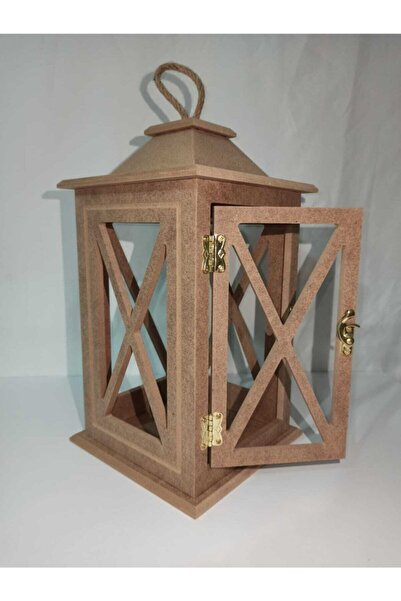 Hobi Dünya Ahşap Boyanabilir Ham Mdf Fener No 1