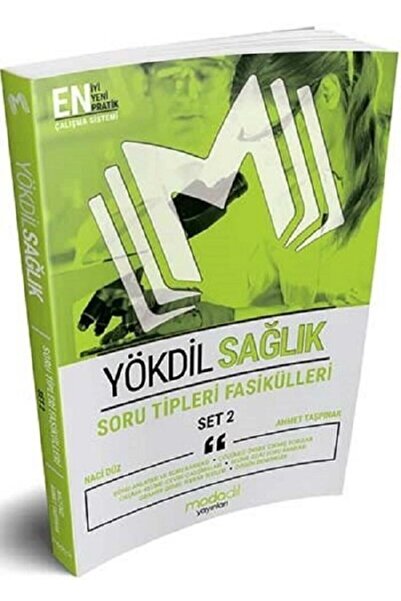 Modadil Yökdil Sağlık Soru Tipleri Fasikülleri Set-2 Yayınları