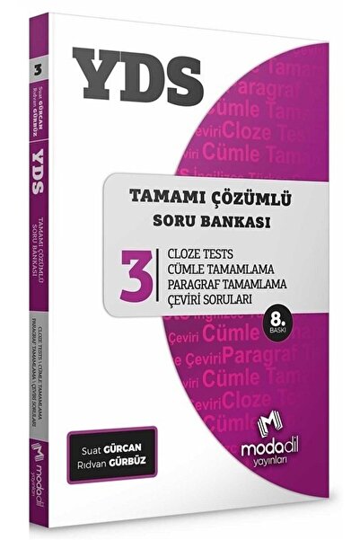 Modadil Yds Soru Bankası-3 Cloze Tests Çözümlü Yayınları