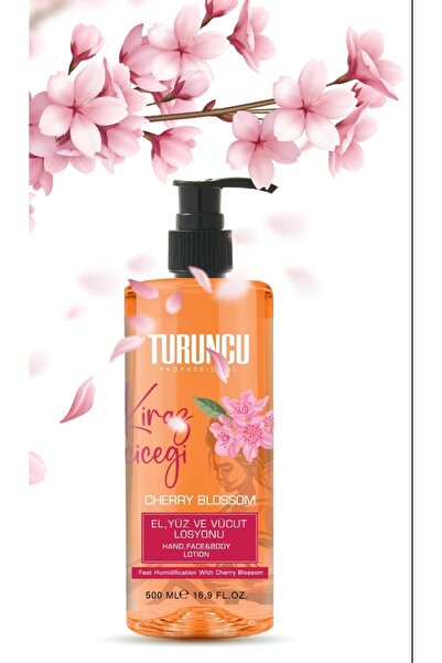 Turuncu EL VE VÜCUT LOSYONU KİRAZ ÇİÇEĞİ