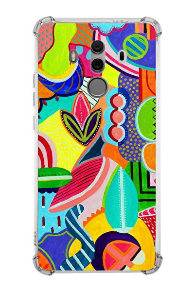 PrintiFy حافظة مضادة للصدمات متوافقة مع هاتف Huawei Mate 10 Pro مع طباعة Retr...