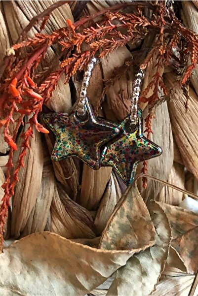 Leerybee Spotted Mixed Color Antiallergic Star Earrings