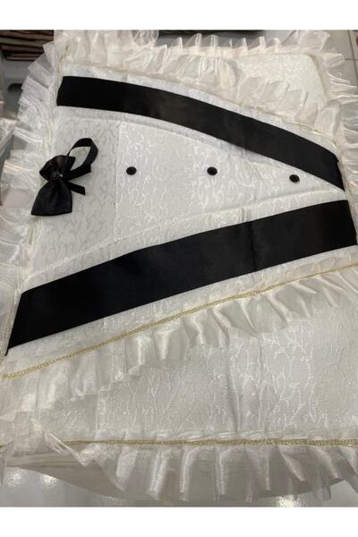 Aksuhome Damat Figürlü Bohça Söz Nişan Hurcu Çeyizlik, Damat Bohçası 40x35 Ölçü