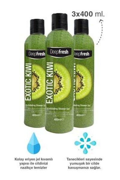 Deep Fresh Purifying Shower Gel Mixed Pack 3 X 400 ml
