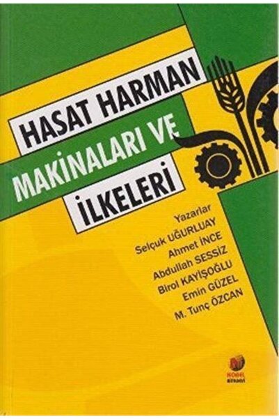 Adana Nobel Kitabevi Hasat Harman Makinaları ve İlkeleri