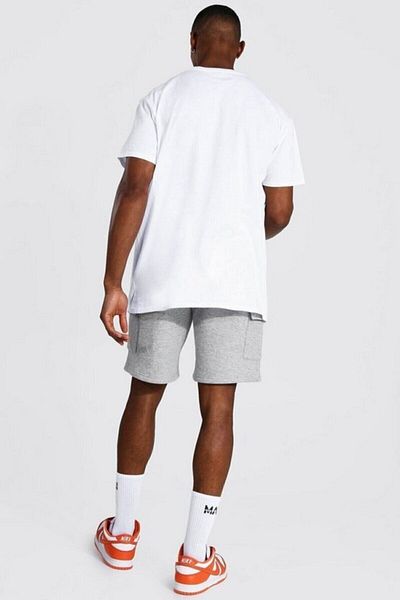 Minion 2 Yarn White Off Cargo Pocket Shorts