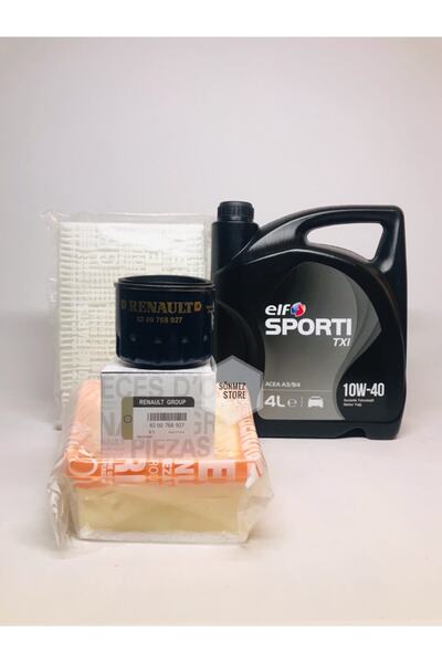 ELF Renault Megane Iı 1.5 Dci Filtre Seti 10.40 Motor Yağı (4LÜ SET)