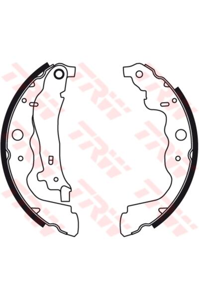 TRW -gs8780 Arka Kampana Papuçlu Balata 228.6×42mm Captur ...