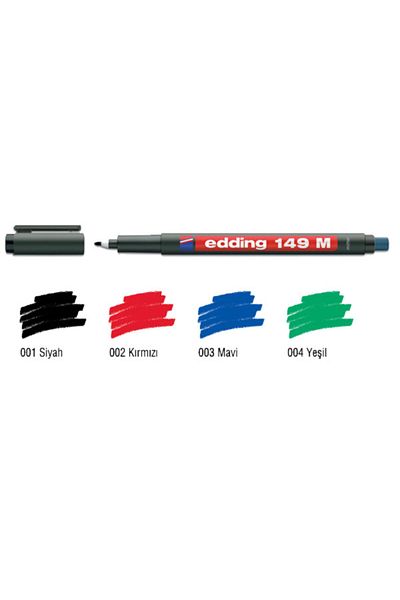 Edding Acetate Pen Permanent M Series 1.0 Mm Red 149 M