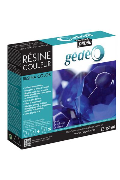 Pebeo Gedeo Blue Resin Kit 150 ml