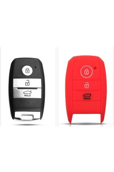ŞENYILDIZ AKSESUAR حافظة حماية لمفتاح السيليكون المتوافقة مع Kia Rio Ceed Sou...