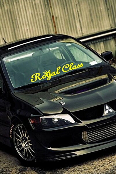 Dijitonline Araba Ön Cam Oto Sticker Yapıştırma Royal Class 50cm - Oto Sticke...