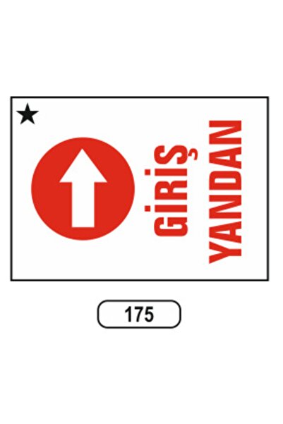 ERGÜNDOĞDU Giriş Yandan (sağ) Uyarı Ikaz Levhası