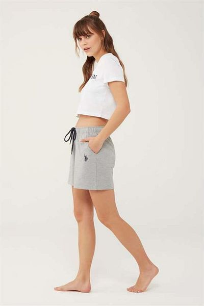 U.S. Polo Assn. Δύο κλωστές, βαμβάκι & Lycra, τσέπες, γυναικείο σορτς 16604