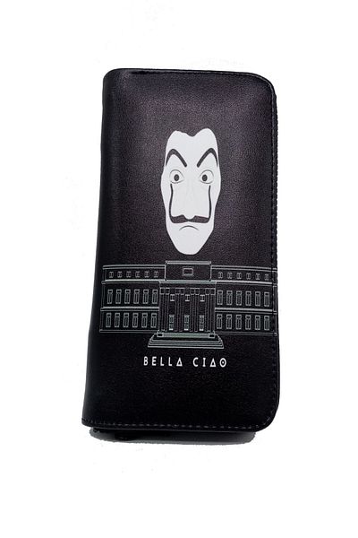 Dünyadan Hediyeler La Casa De Papel Salvador Dali Themed Zippered Wallet No. 8