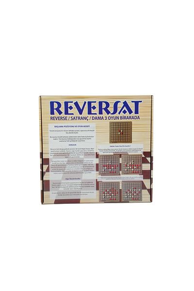 hak-iş oyuncak 3 Game in One Chess Checkers Reverse