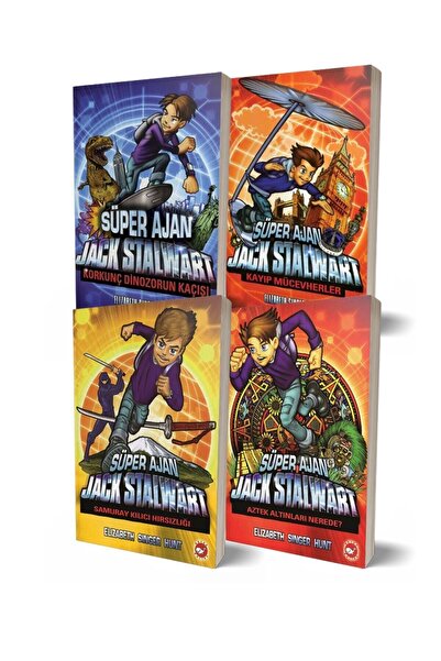 Beyaz Balina Yayınları Süper Ajan Jack Stalwart Serisi (14 Kitap Takım)