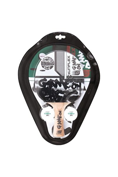 SUNFLEX Game On Masa Tenisi 1 Raket +Kılıf + 2 Top Set